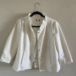 J. Crew White Jacket